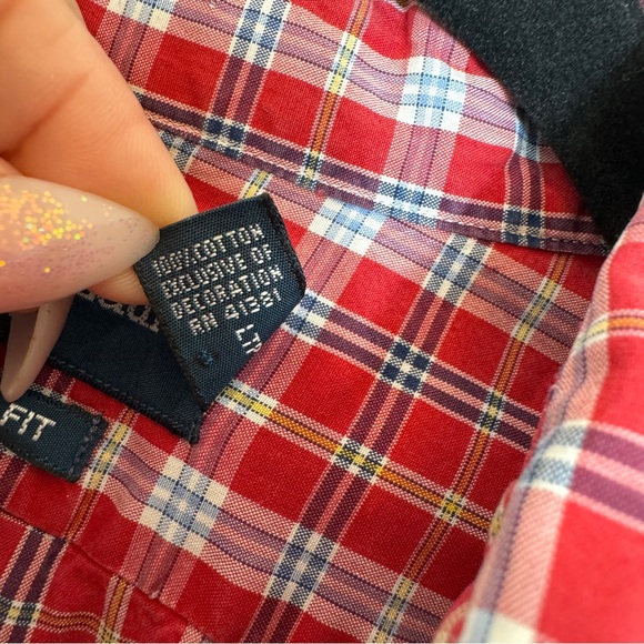 RALPH LAUREN Men's Classic Fit Plaid -100% Cotton Shirt - Size XL - Picture 7 of 7